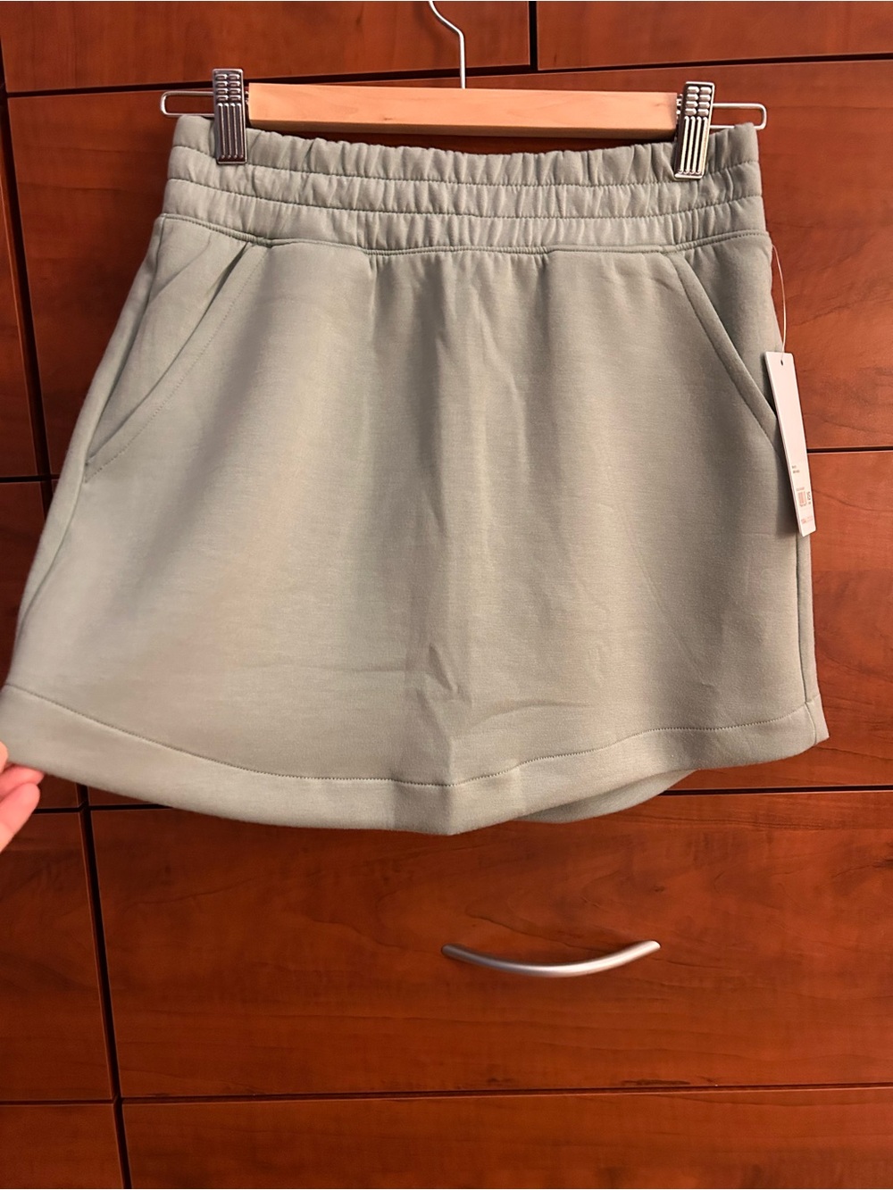 Yogalicious Elastic-Waist Green Women's Skort